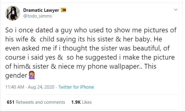 Dramatic lawyer todo_simms so i once dated a guy who used to show me pictures of