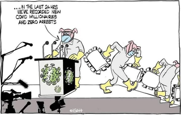 In the last 24hes 'ëeve recorded new coiid millionaires and zero prests sican