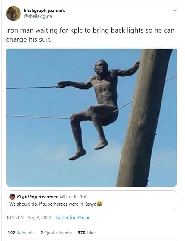 Khaligraph joanne's sheilakiguta iron man waiting for kplc to bring back lights