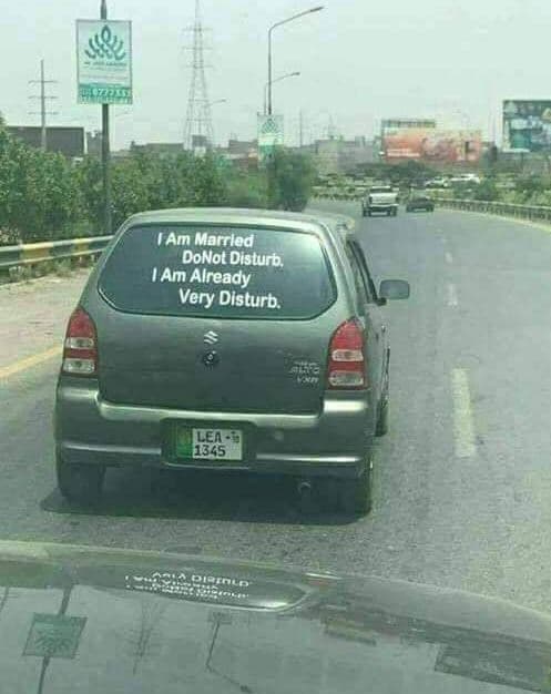 Vam marrledt donot disturb 1am already very 'disturb . lea 2ilo