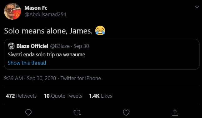 Mason fc abdulsamad254 solo means alone james_ blaze officiel bblaze sep 30 siwe