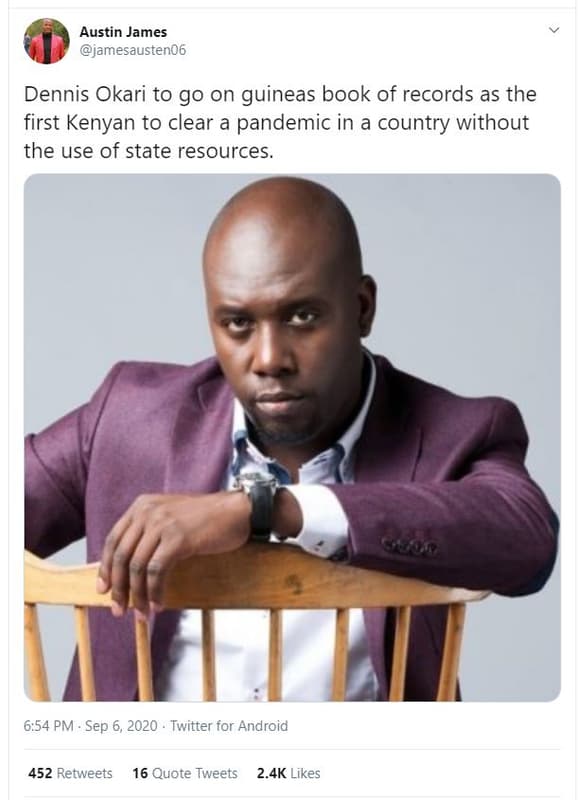 Austin james jamesausten06 dennis okari to g0 on guineas book of records as the