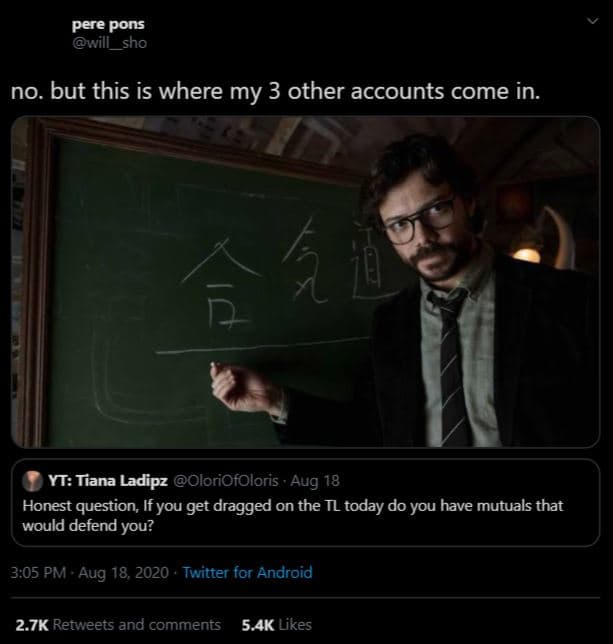 Pere pons will sho no. but this is where my 3 other accounts come in. yt tiana l