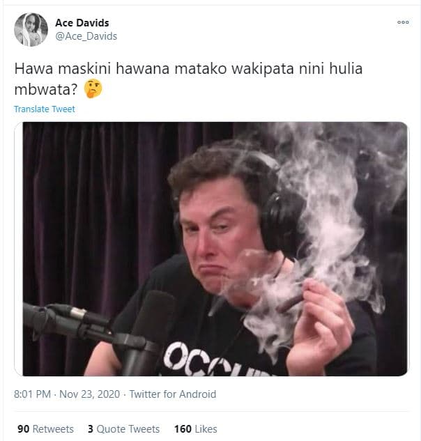 Ace davids ace_davids hawa maskini hawana matako wakipata nini hulia mbwata? tra