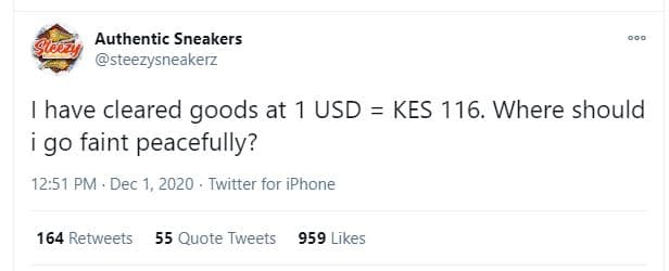 Authentic sneakers steezysneakerz have cleared goods at 1 usd kes 116. where sho