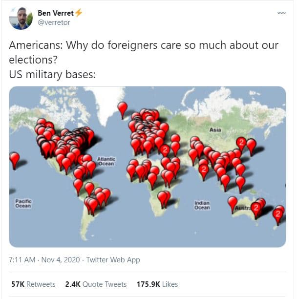 Ben verret verretor americans why do foreigners care so much about our elections