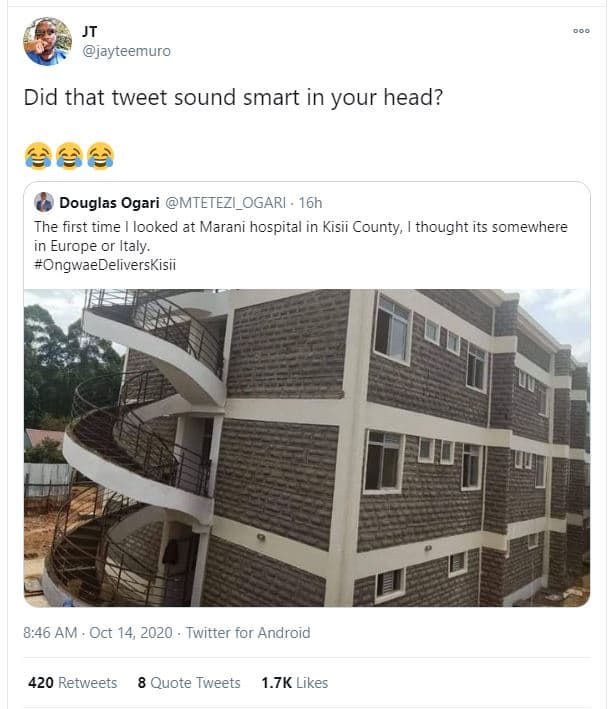 Jayteemuro did that tweet sound smart in your head? douglas ogari mtetezi_ogari