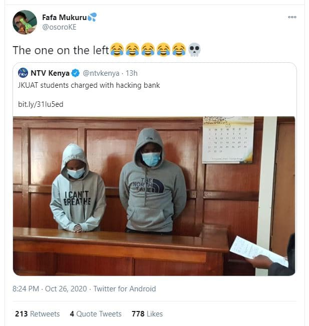 Fafa mukuru osoroke the one on the left ntv kenya ntvkenya 13h jkuat students ch