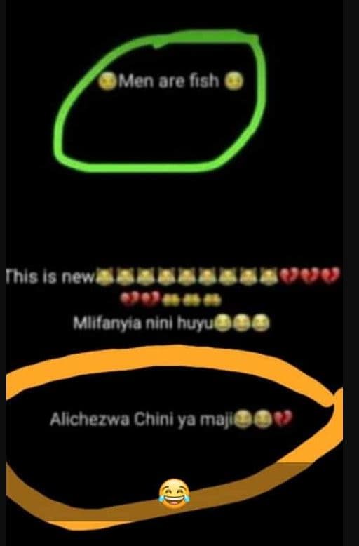 Men ore hsh this is new mlifanyıa ninl huyul alichezwa chini ya majl