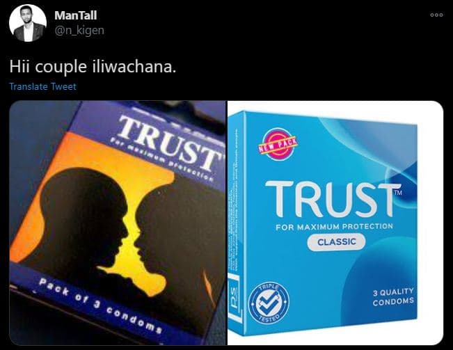 Mantall n_kigen hii couple iliwachana translate tweet trust for maximum protecti