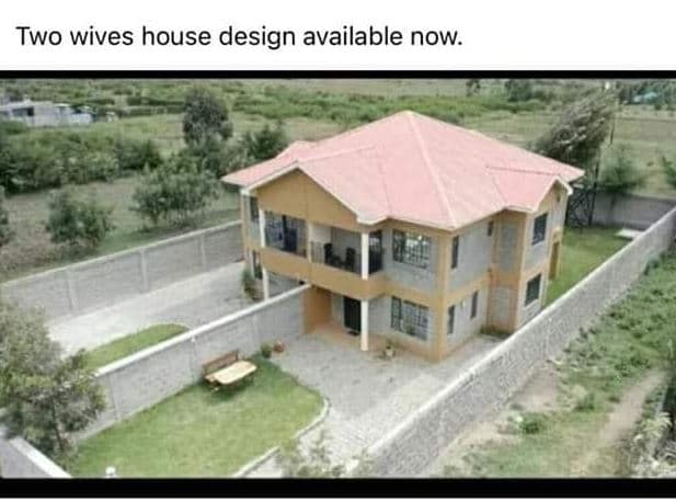 Two wives house design available now.