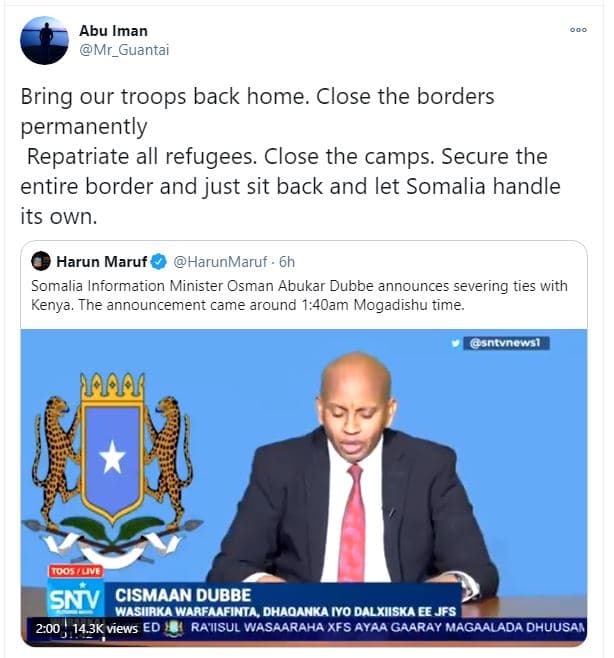 Abu iman mr_guantai bring our troops back home. close the borders permanently re