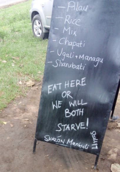 Alau rice mix chapati ugali sharubałi managu fat here or we will both starve! sh