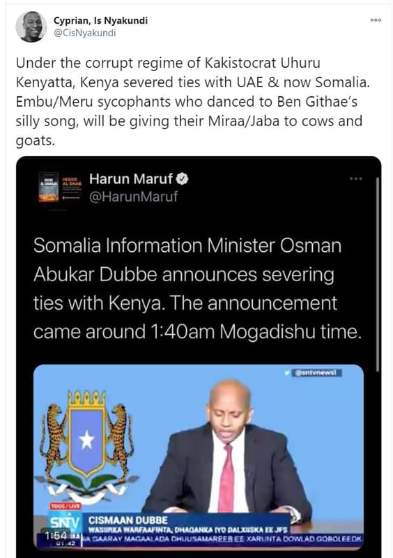 Cyprian, is nyakundi cisnyakundi under the corrupt regime of kakistocrat uhuru k