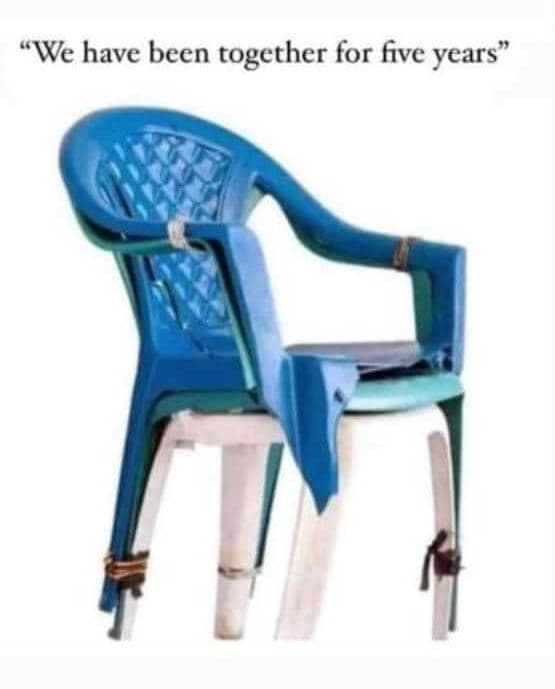 We have been together for five years