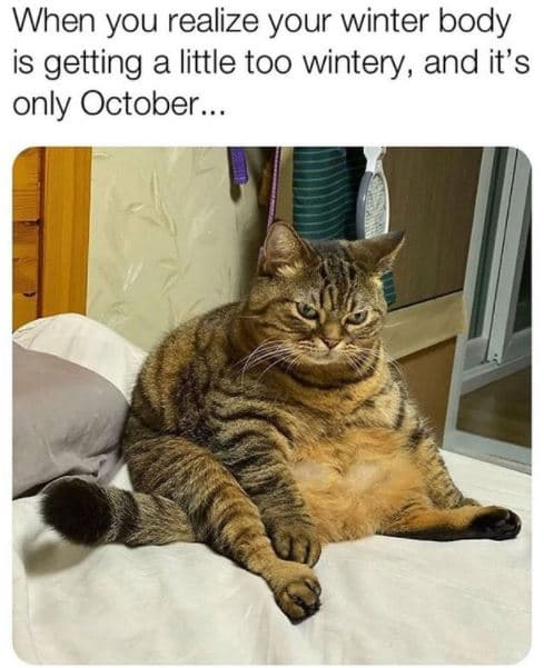 When you realize your winter body is getting a little too wintery and it's only