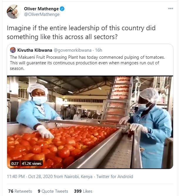 Oliver mathenge olivermathenge imagine if the entire leadership of this country