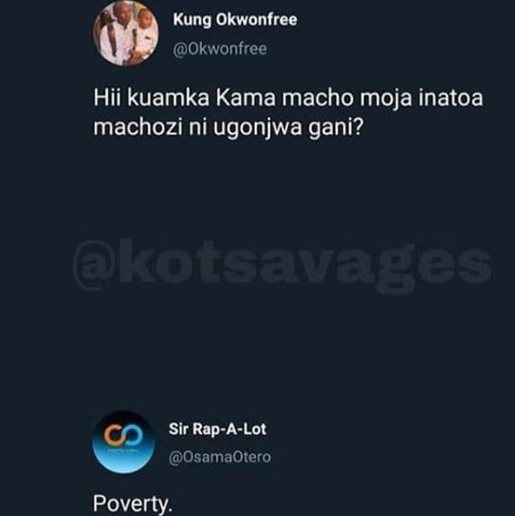 Kung okwonfree okwonfree hii kuamka kama macho moja inatoa machozi ni ugonjwa ga