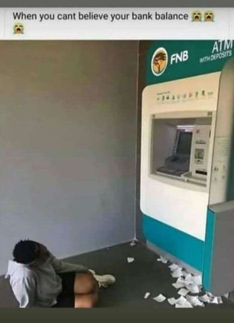 When you cant believe your bank balance aw ifnb athea