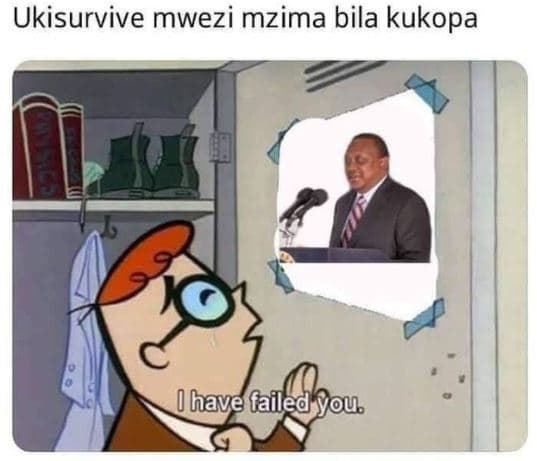 Ukisurvive mwezi mzima bila kukopa bave failed you