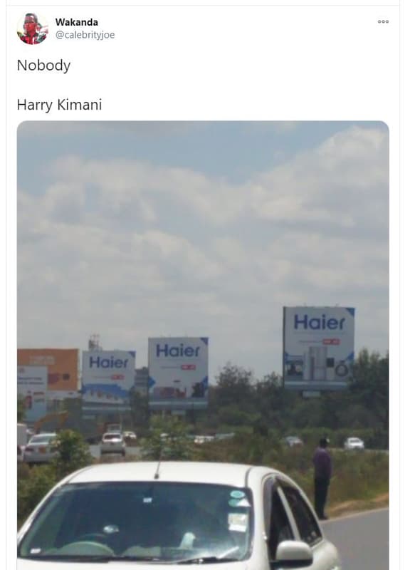 Wakanda calebrityjoe nobody harry kimani haier haier haier 6