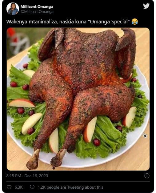 Millicent omanga millicentomanga wakenya mtanimaliza, naskia kuna omanga special