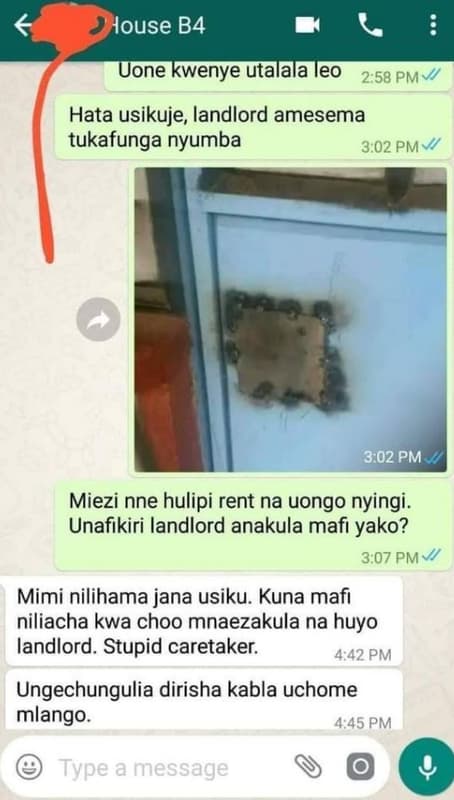 Jouse b4 uone kwenye utalala leo 2.58 pm hata usikuje landlord amesema tukafunga