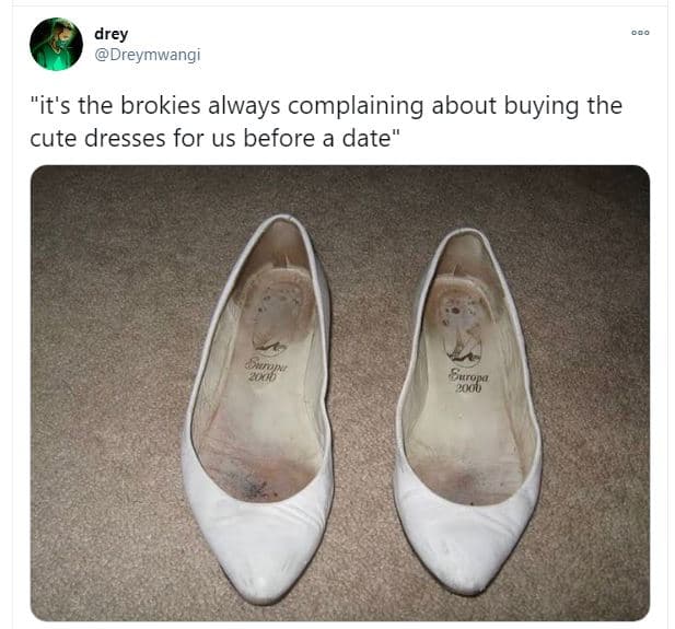 Drey dreymwangi 'it's the brokies always complaining about buying the cute dress