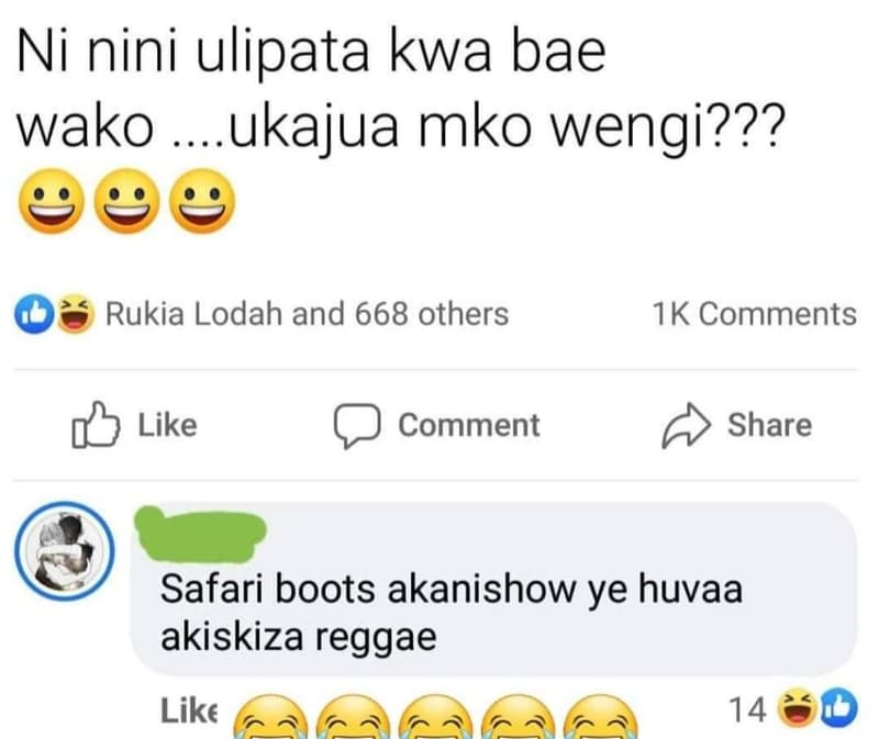 Ni nini ulipata kwa bae wako ukajua mko wengi??? rukia lodah and 668 others ik c