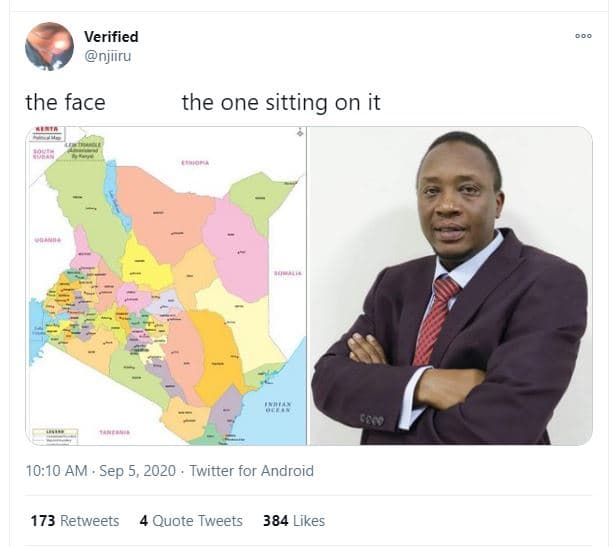 Verified njiiru the face the one sitting on it 10.10 am . sep 5, twitter for and