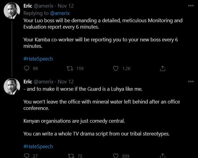 Eric amerix nov 12 replying to amerix your luo boss will be demanding a detailed