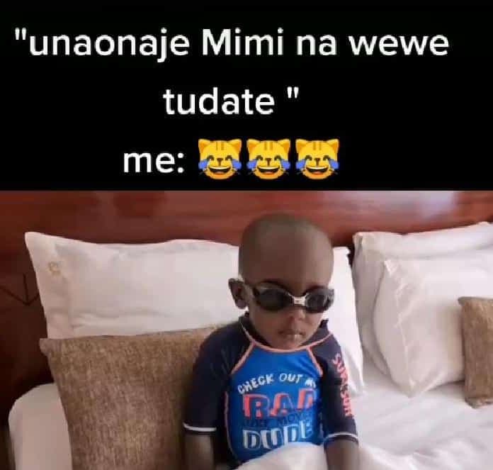 Unaonaje mimi na wewe tudate 7 me 380 check dur ro dudl