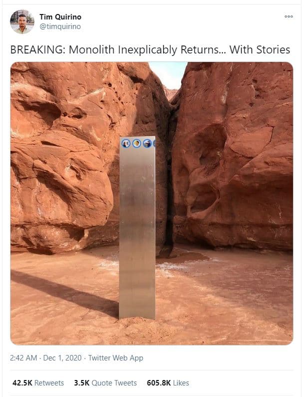 Tim quirino timquirino breaking monolith inexplicably returns.. with stories 2.4