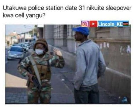 Utakuwa police station date 31 nikuite sleepover kwa cell yangu? lincolnke