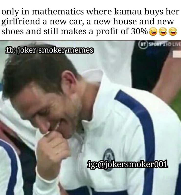 Only in mathematics where kamau buys her girlfriend a new car a new house and ne