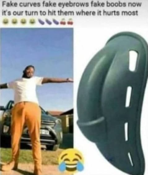 Fake curves fake eyebrows lake boobs now its our turnto hit ihem where it hurts