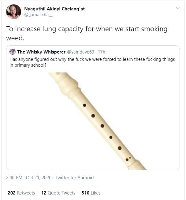 Nyaguthii akinyi chelang'at omalicha to increase lung capacity for when we start