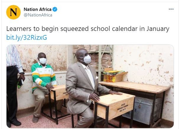 Nation africa nationafrica learners to begin squeezed school calendar in january