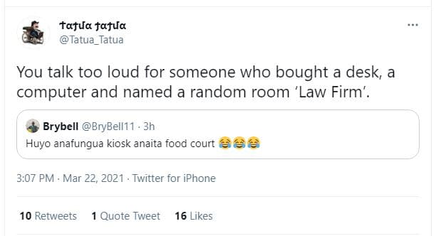 Tatua tatua tatua_tatua you talk too loud for someone who bought a desk a comput