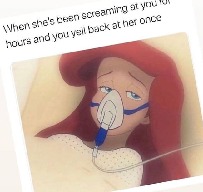 At you 10i screaming she's been at her once when yell back and you hours