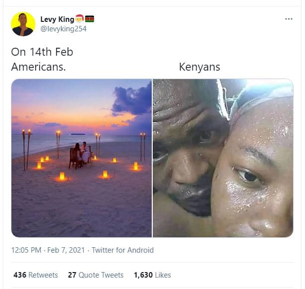 Levy king levyking 254 on 14th feb americans. kenyans 12.05 pm feb 7, twitter fo