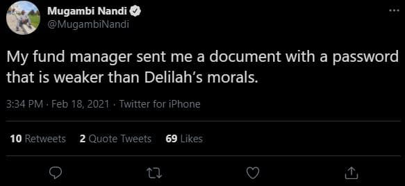 Mugambi nandi mugambinandi my fund manager sent me a document with a password th