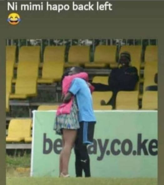 Ni mimi hapo back left be gycoke