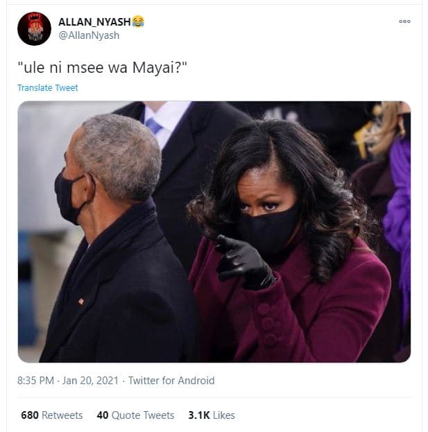 Allan_nyash allannyash 'ule ni msee wa mayai? translate tweet 8.35 pm jan 20, tw