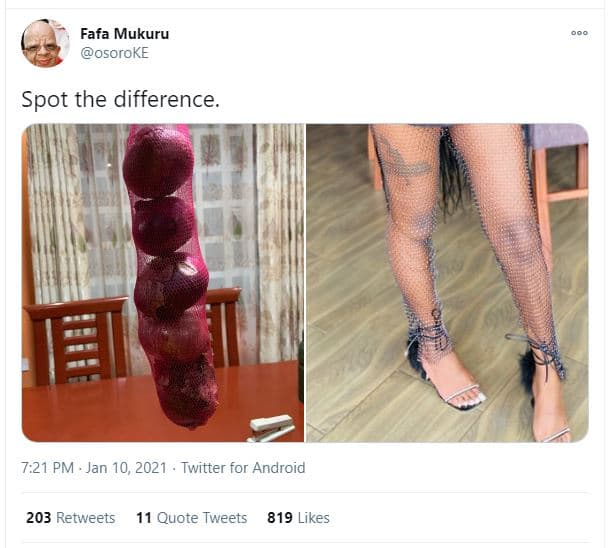 Fafa mukuru osoroke spot the difference 7.21 pm jan 10, twitter for android 203