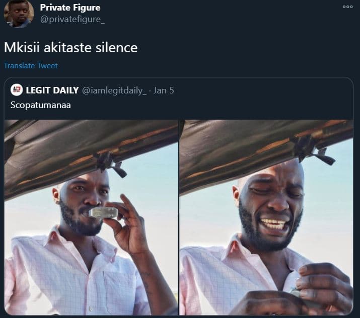 Private figure privatefigure mkisii akitaste silence translate tweet legit daily