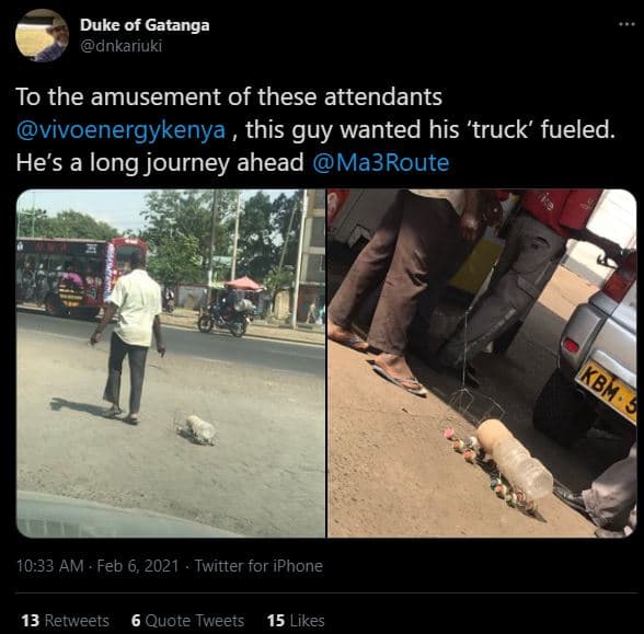 Duke of gatanga dnkariuki to the amusement of these attendants vivoenergykenya t