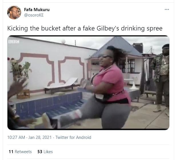 Fafa mukuru osoroke kicking the bucket after a fake gilbey's drinking spree wn 1