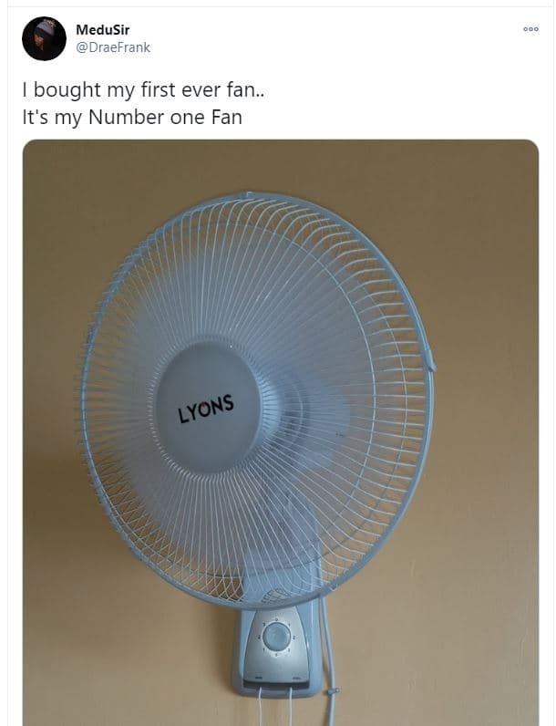 Medusir draefrank bought my first ever fan.. it's my number one fan lyons