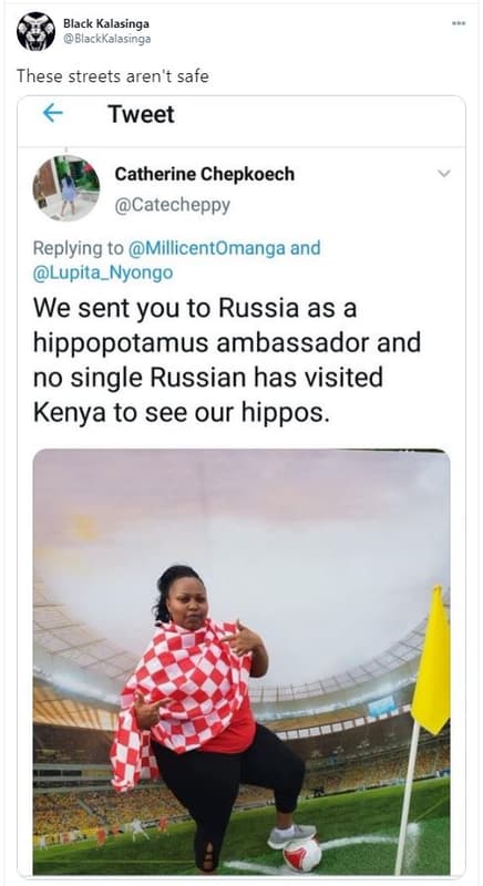 Black kalasinga blackkal asinga these streets aren't safe tweet catherine chepko